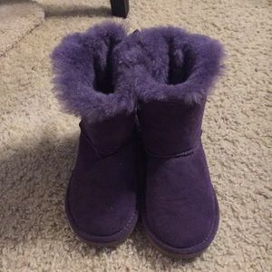 Ugg purple Bow boots